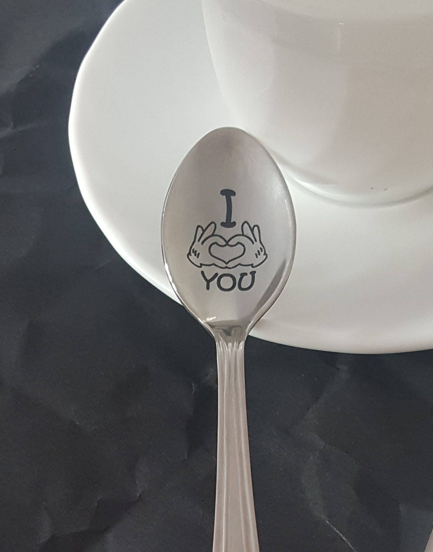 Mothers day, gift for mom from daughter, mothers spoon, engraved coffee spoon for mum, mamas tea spoon, the best mom, unique gift for mummy