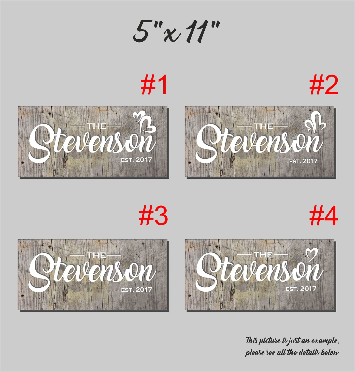 Personalized Family Name Key Rack: Wooden Key Hanger Organizer