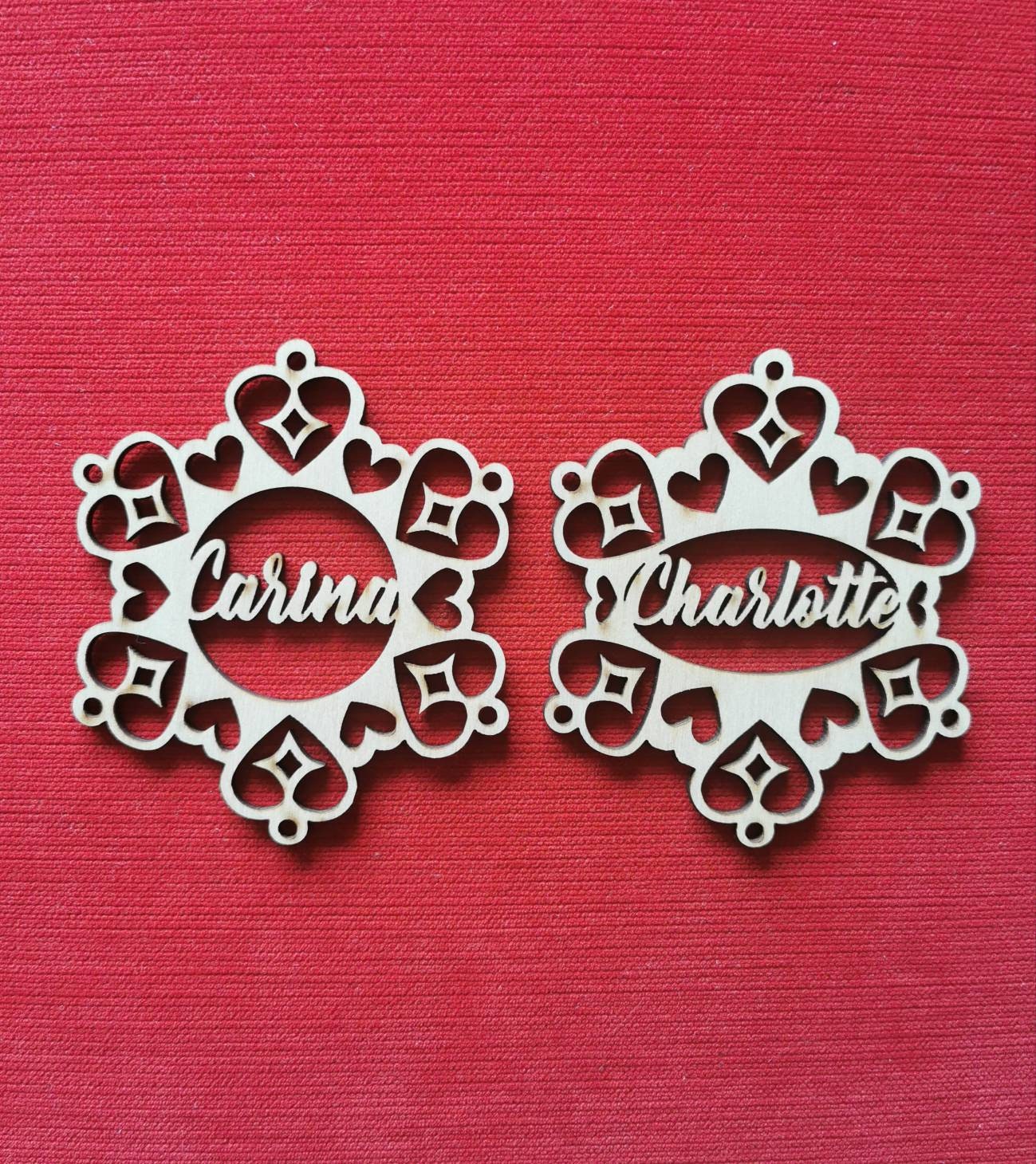 Personalized Wooden Snowflake Ornament: 2020 Keepsake Bauble