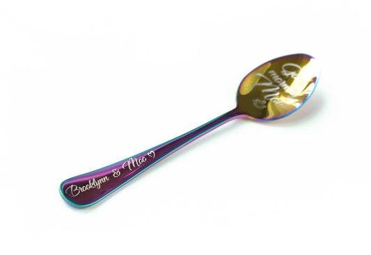 Mom's dad's Nutella peanut butter spoon, Ice cream tea coffee latte engraved loffel Custom Mothers Fathers day Christmas gift fo her him