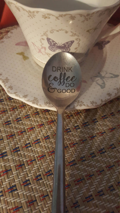 Coffee best gift for friend Engraved coffee spoon Best personalized spoon gift Engraved coffee present for friend Spoon gift for bestie