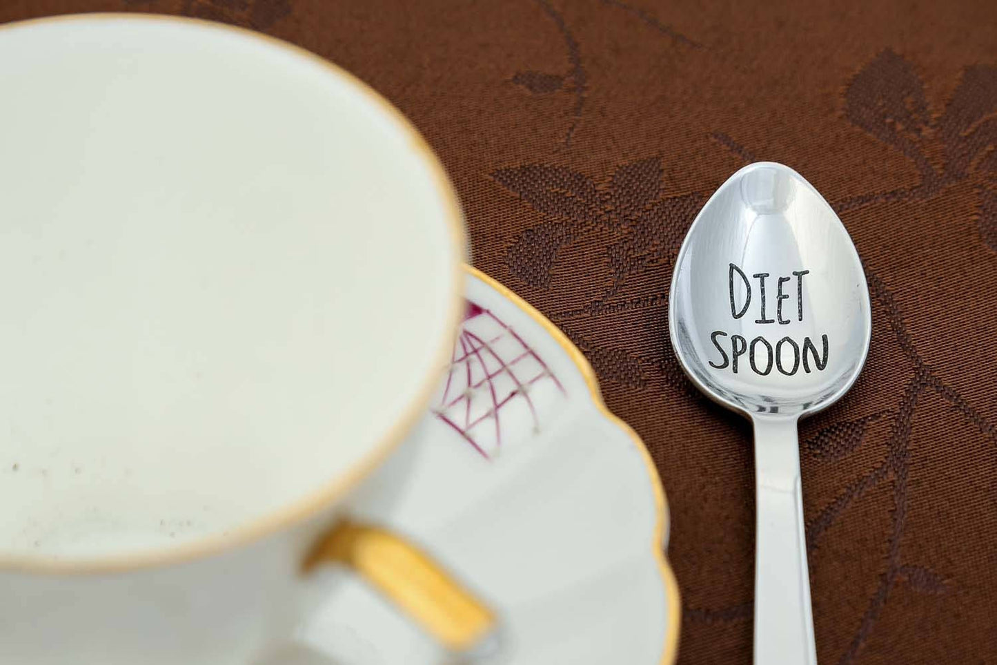 Engraved "Diet Spoon": Funny Weight Loss Gift