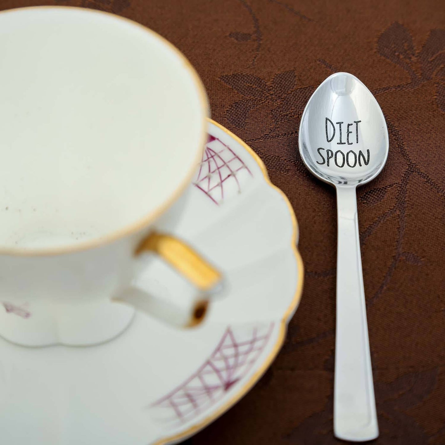 Engraved "Diet Spoon": Funny Weight Loss Gift
