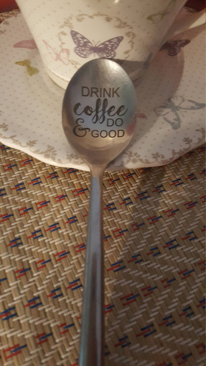Coffee best gift for friend Engraved coffee spoon Best personalized spoon gift Engraved coffee present for friend Spoon gift for bestie
