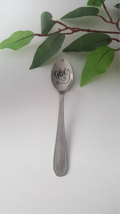 Coffee Spoon Funny Coffee Gift For Her Custom Silver Spoon Engraved Spoon Girlfriend Funny Gift Personalized Spoon Best Friend Bestie Gift