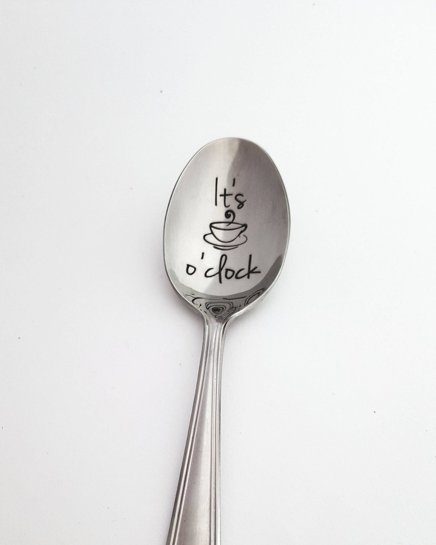 Engraved Coffee Spoon: Funny Coffee Quote Gift