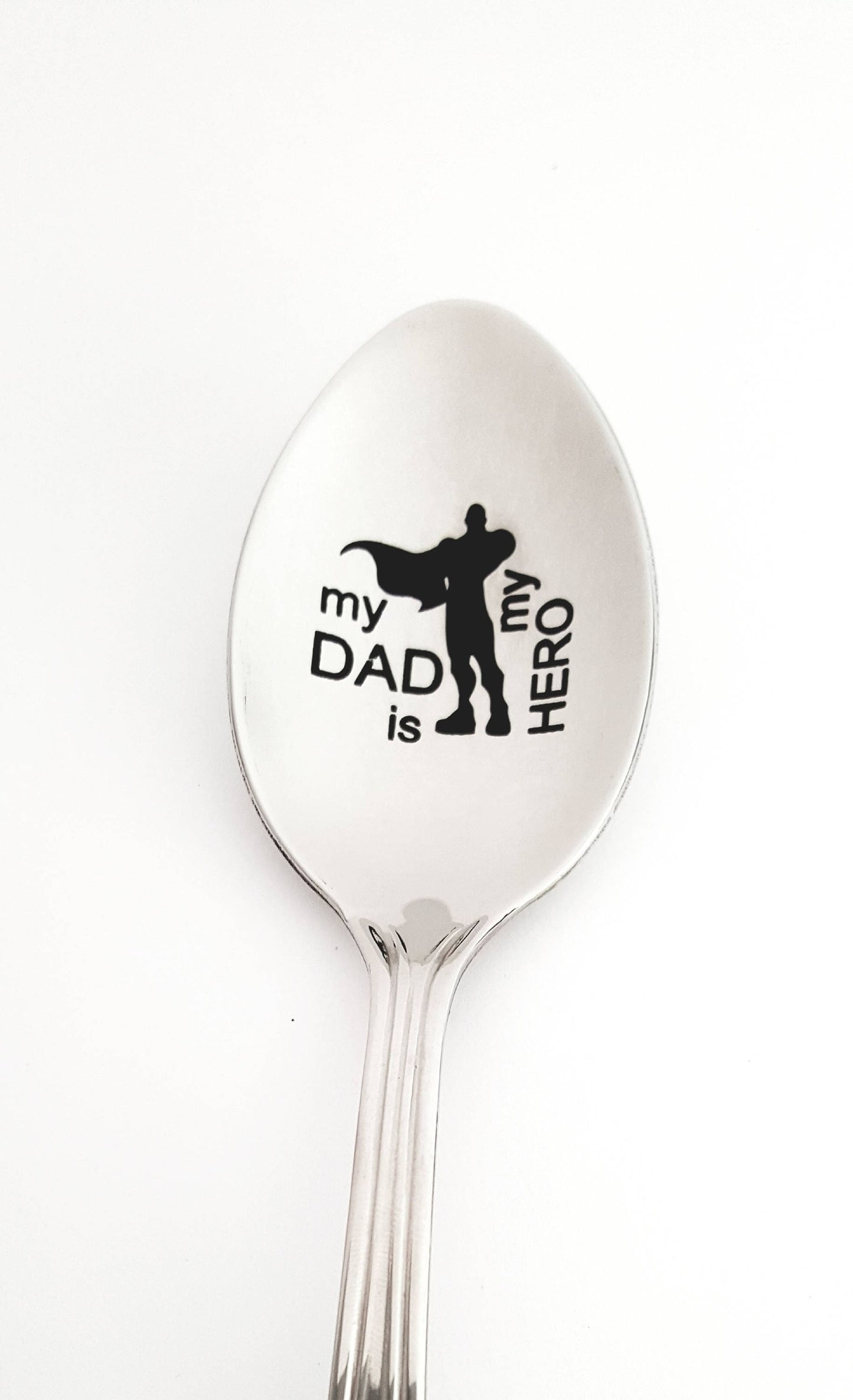 Vatertagsgeschenk, Geburtstagsgeschenk für Papa, Papas Löffel, Geschenk der Tochter an Papa, bester Papa-Superheld, Geschenk der Ehefrau für frischgebackenen Papa, gravierter Spruch