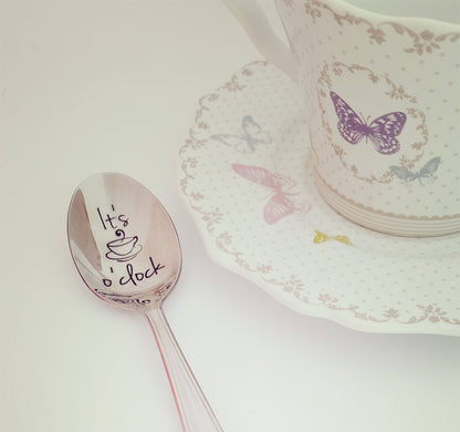 Engraved Coffee Spoon: Funny Coffee Quote Gift