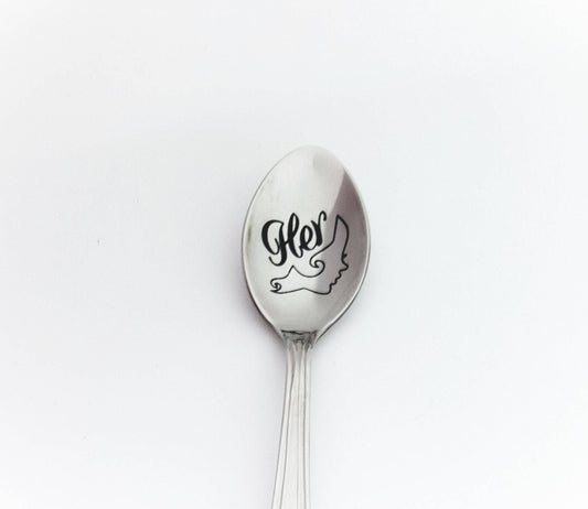 Coffee Spoon Funny Coffee Gift For Her Custom Silver Spoon Engraved Spoon Girlfriend Funny Gift Personalized Spoon Best Friend Bestie Gift
