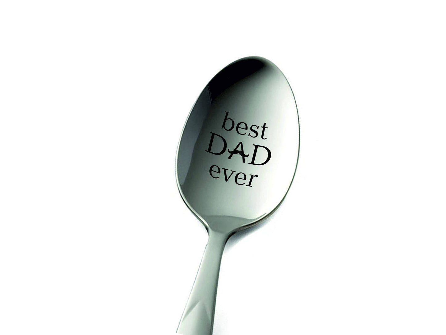 Engraved father's day gift, daddy's mothers ice cream coffee spoon, dads birthday present, Best new dad ever, anniversary gifts for parents
