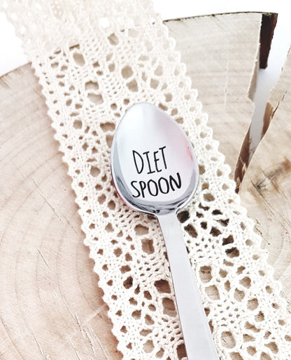 Engraved "Diet Spoon": Funny Weight Loss Gift