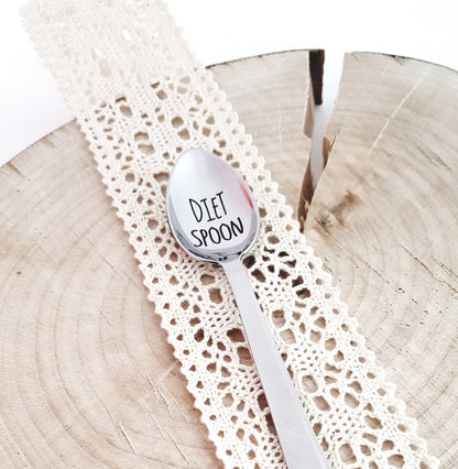 Engraved "Diet Spoon": Funny Weight Loss Gift