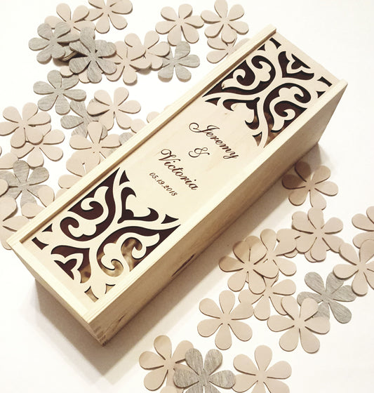 CUSTOM ORDER. 3 boxes with different  personalized engraving on each. Express shipping by DHL