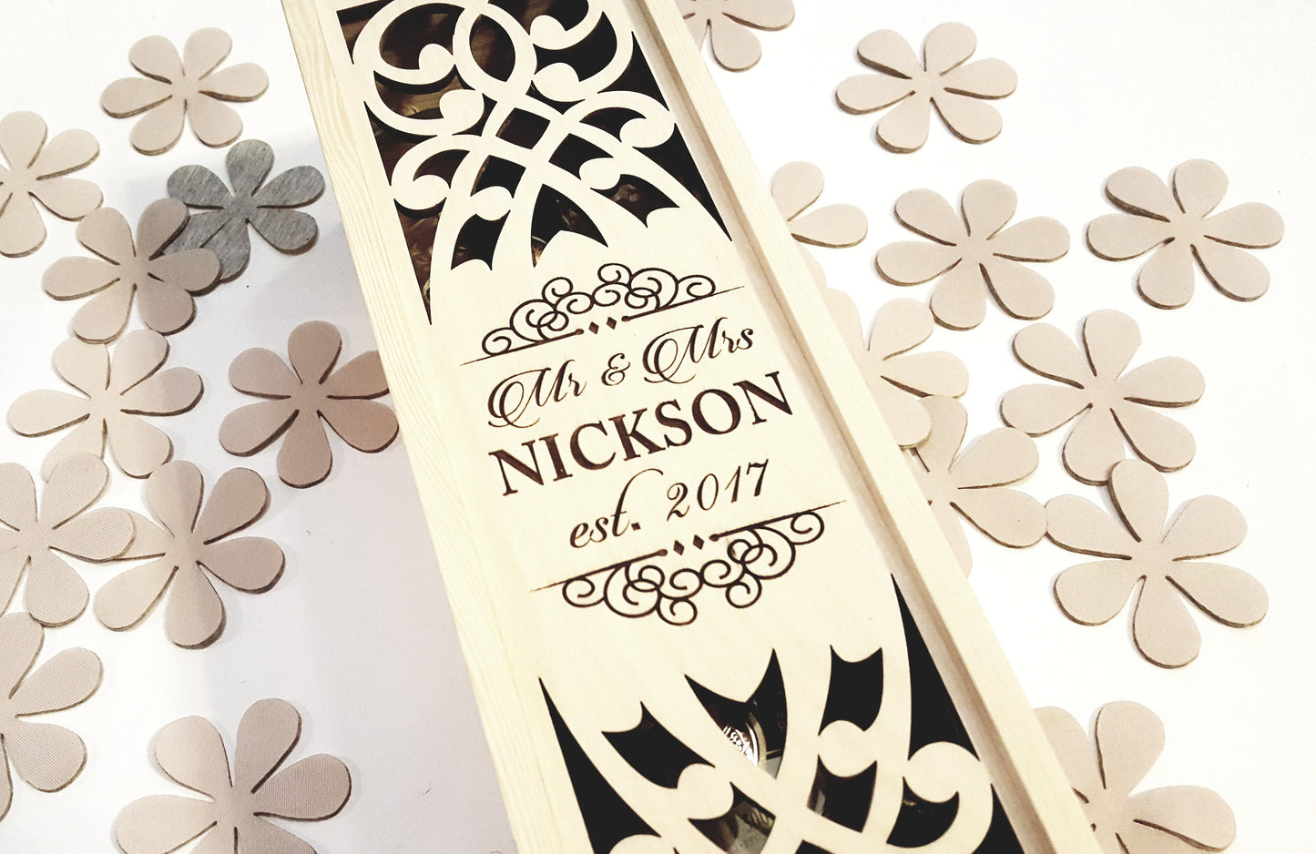 CUSTOM ORDER. 3 boxes with different  personalized engraving on each. Express shipping by DHL