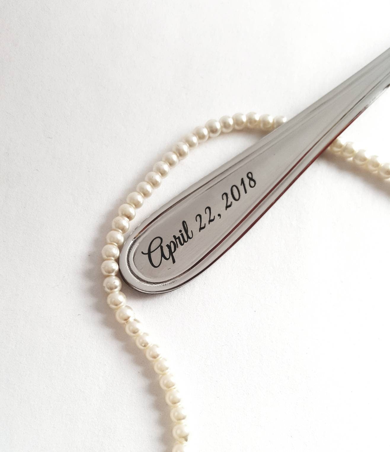 Personalized Wedding Forks: Engraved Stainless Steel Mr & Mrs Silverware Set