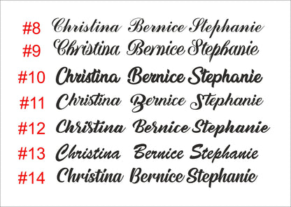 Wooden Wedding Place Cards: Laser Cut Guest Name Tags