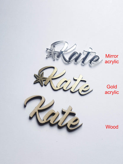 Laser Cut Starfish Place Cards: Beach Wedding Seating Tags