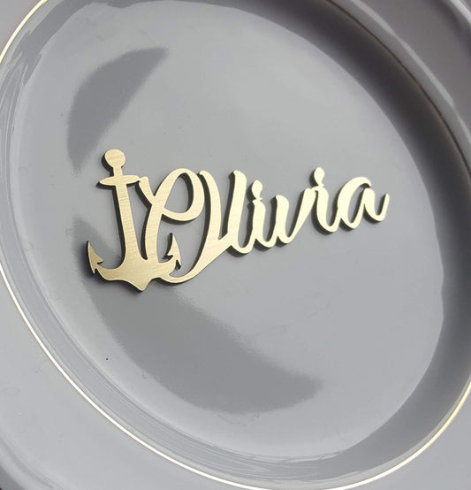 26 custom name cards with anchors +  Express shipping to UK by DHLEXPRESS