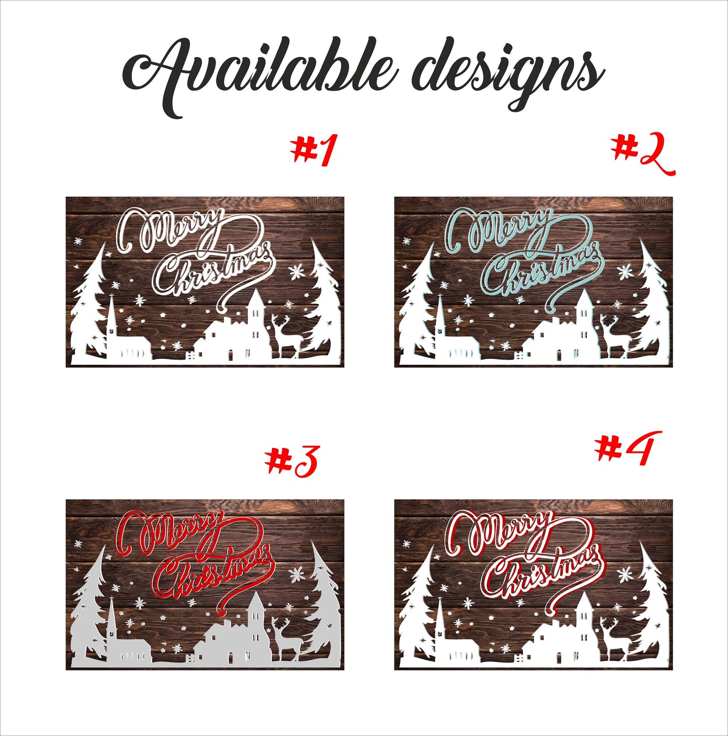 Weihnachtsschild aus Holz, Holzgeschenk „Frohe Weihnachten“, rustikale Weihnachtsdekoration, hölzerne Weihnachtsdeko für Zuhause, trendiges Türschild mit Aufdruck