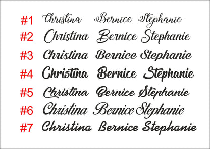 Wooden Wedding Place Cards: Laser Cut Guest Name Tags