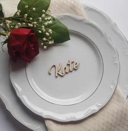 Laser Cut Starfish Place Cards: Beach Wedding Seating Tags