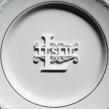 Laser Cut Wooden Place Cards: Custom Wedding Name Tags