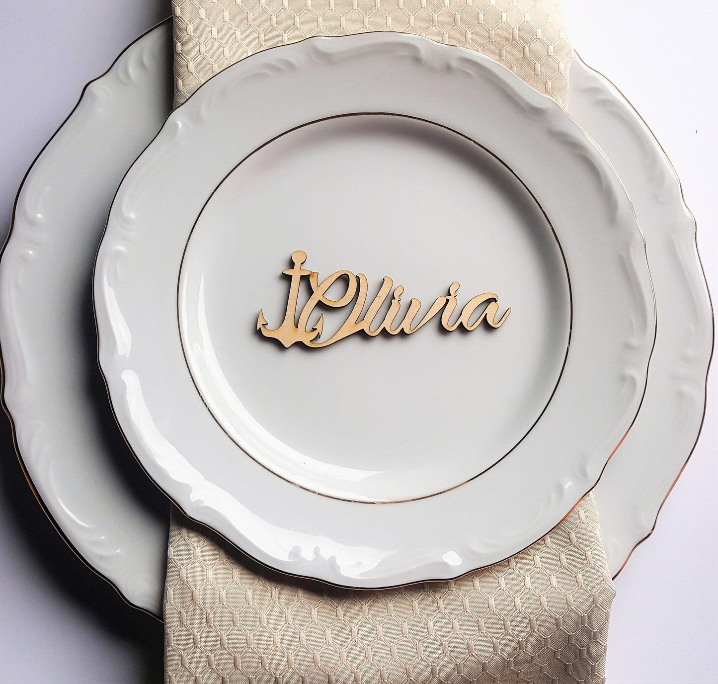 26 custom name cards with anchors +  Express shipping to UK by DHLEXPRESS