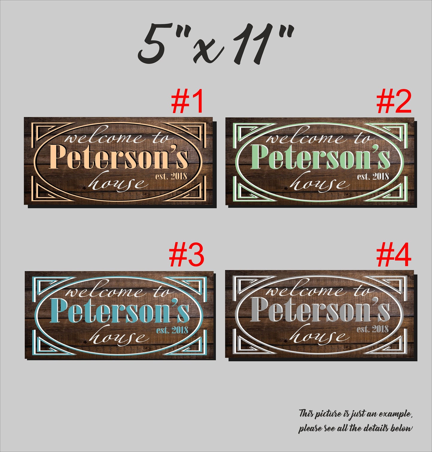 Personalized Family Key Holder for Wall, Wooden Key Hanger, Housewarming Wedding Anniversary Christmas Gift, Custom Key Ring Holder