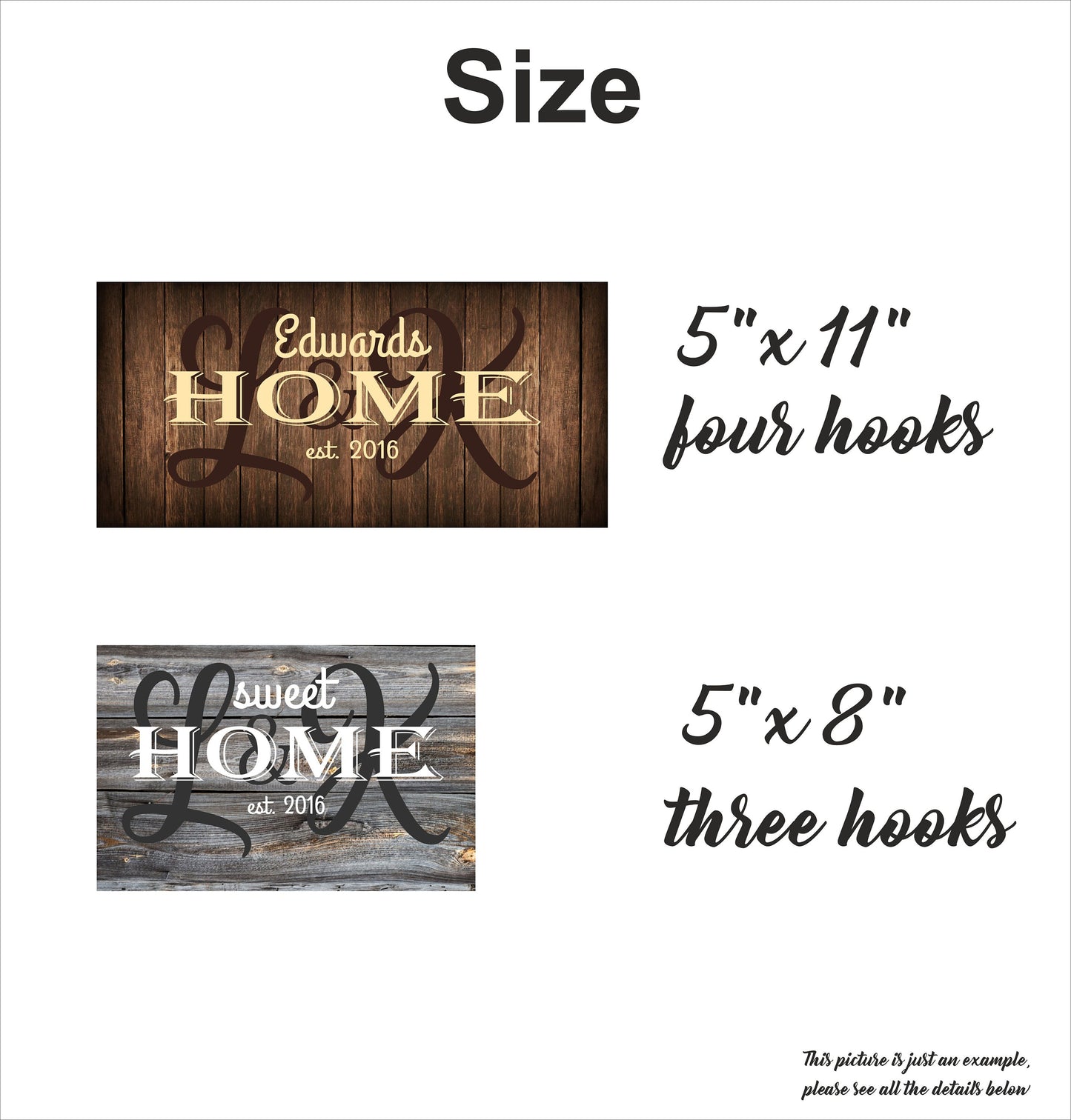 Personalized Wood Key Rack: Monogrammed Family Keepsake