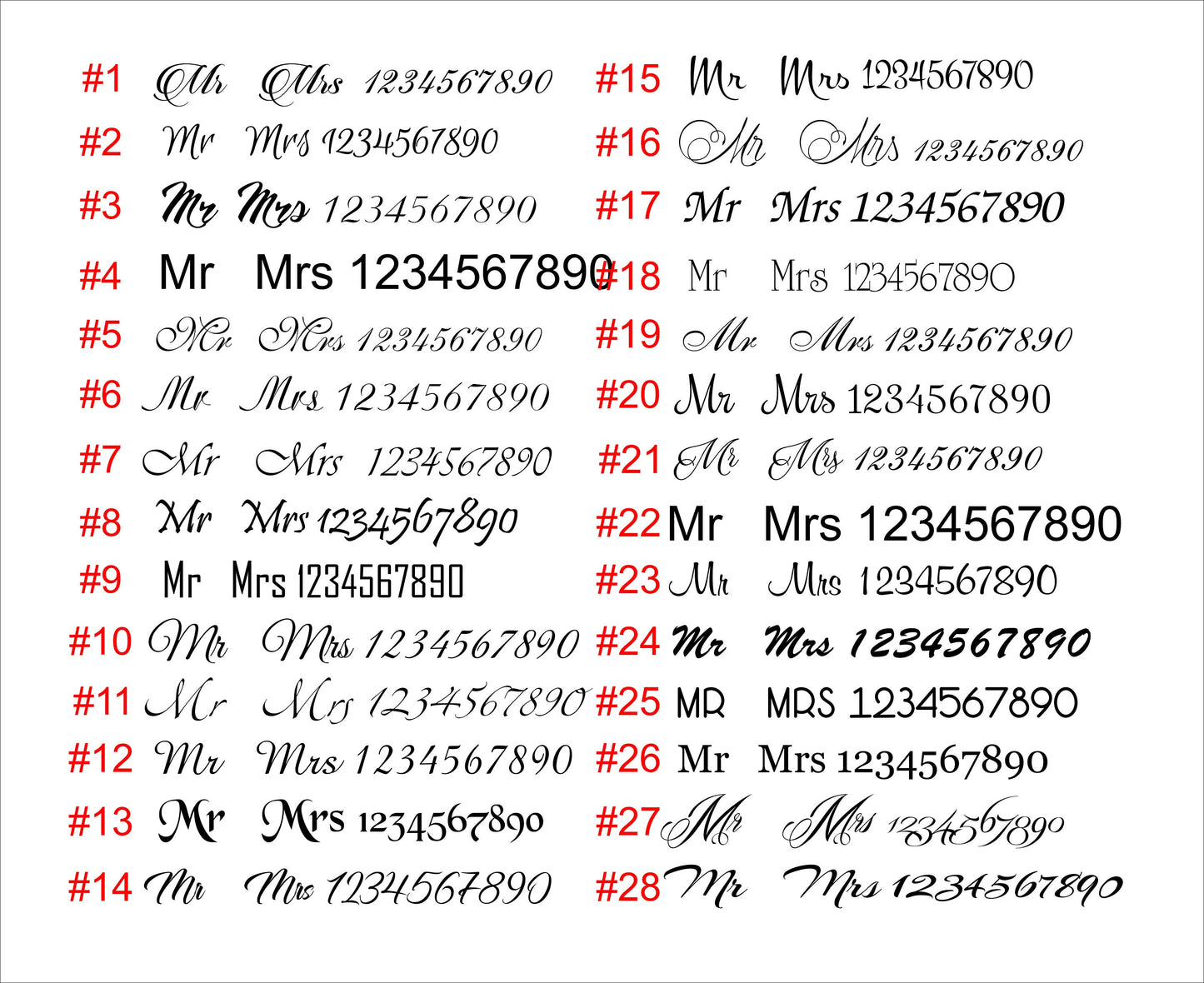 Personalized Wedding Flatware Set: Engraved Stainless Steel Forks and Knives (4pcs)