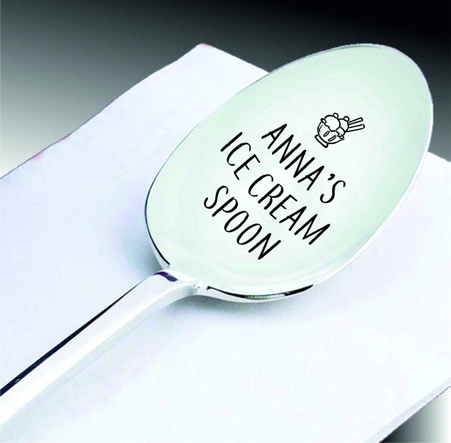 Personalized Engraved Coffee Spoon, Custom Tea or Coffee Gift main product photo