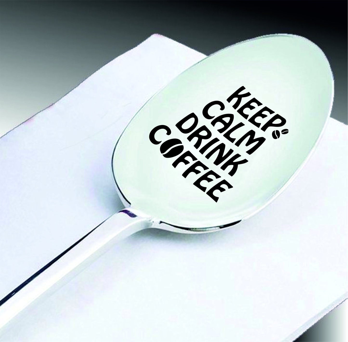 Personalized Coffee Spoon: Engraved Stainless Steel Teaspoon, Lockdown Gift