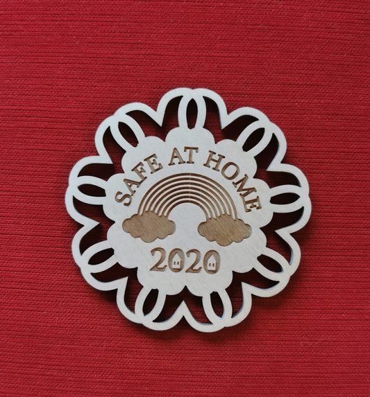 2020 Christmas gift,  lockdown decoration, personalized quarantine ornament, isolation family keepsake, pandemic bauble