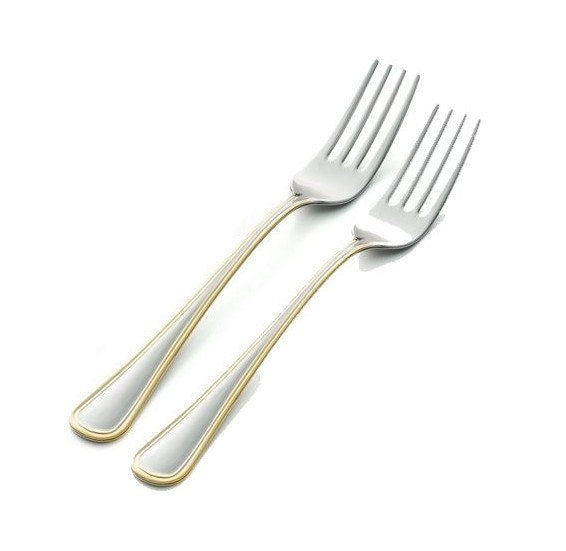 Engraved Anchor Wedding Forks: Personalized Beach Theme Flatware Set