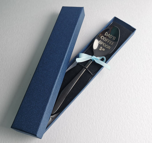 Personalized Engraved Spoon: Stainless Steel Tea Coffee Gift