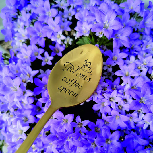 Personalized Engraved Spoon: Stainless Steel Tea Coffee Gift