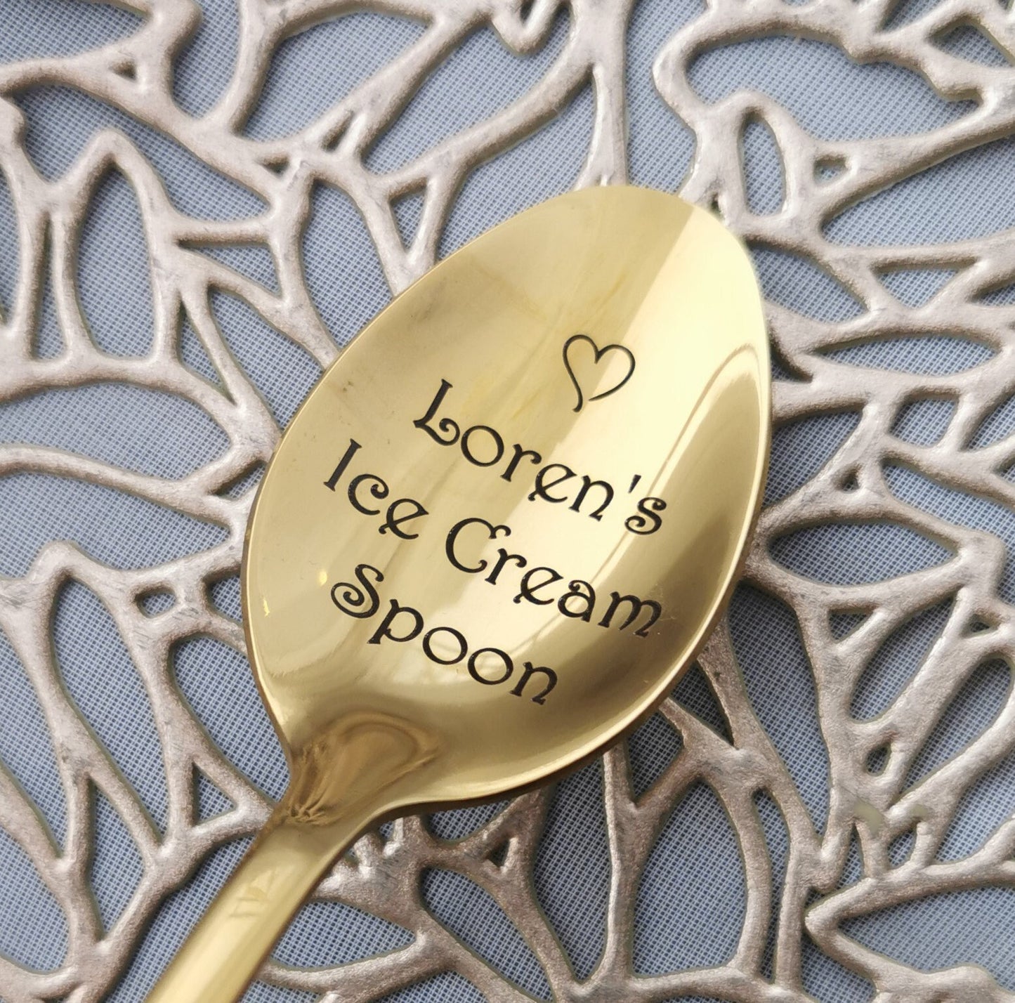 Personalized Engraved Chocolate Peanut Butter Spoon with Name – Funny Christmas Stocking Stuffer, White Elephant Gift for Family & Coworkers