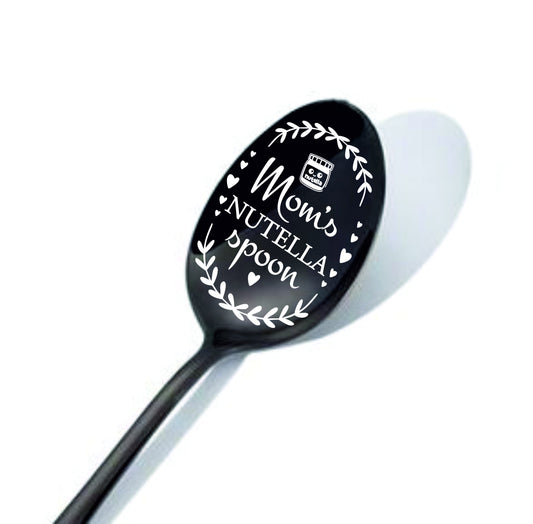 Personalized Ice Cream Spoon for him, Engraved Mom's Peanut Butter Shovel, Family Christmas Basket Filler, Funny Christmas Stocking Stuffer