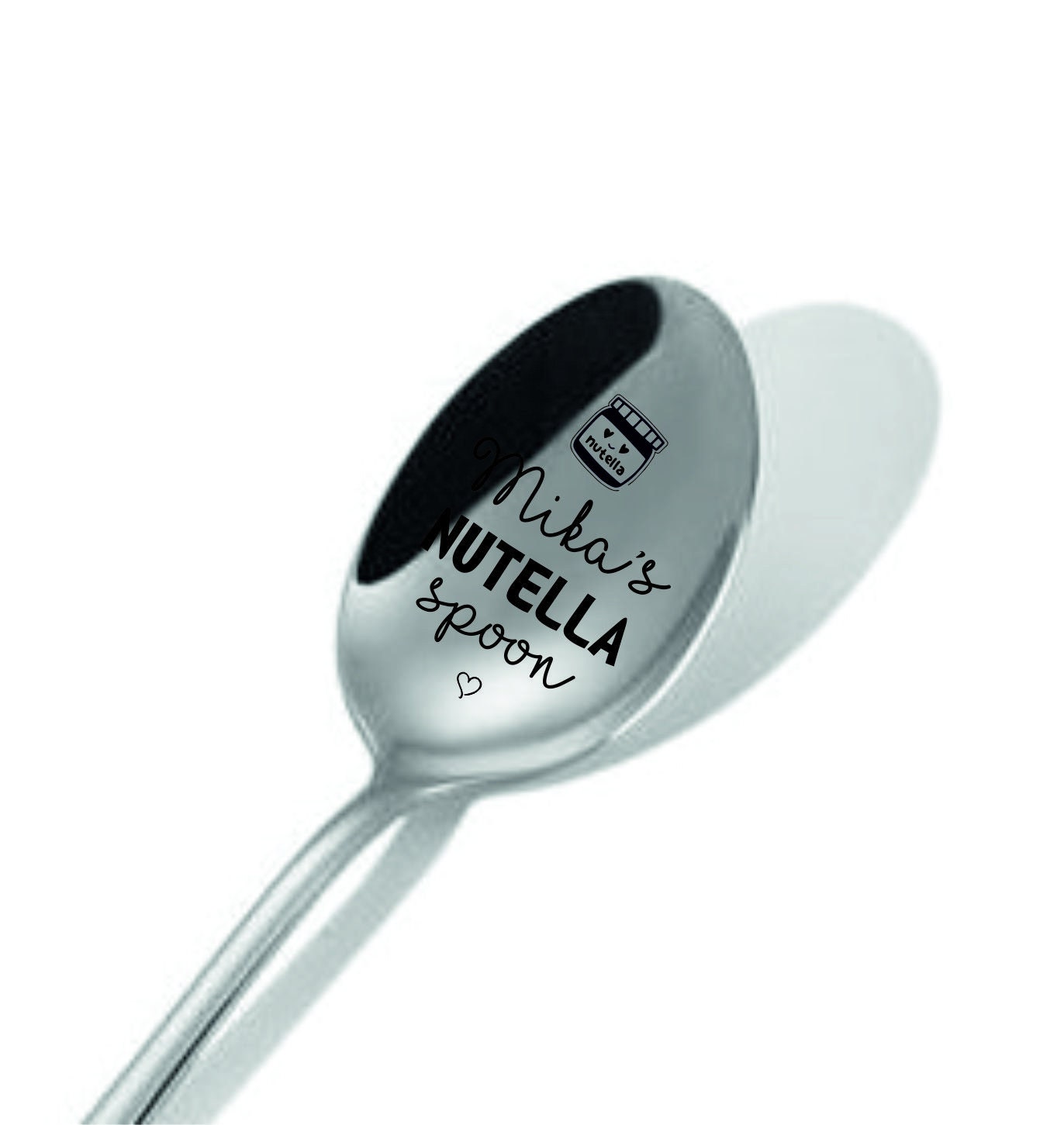 Personalized Ice Cream Spoon for him, Engraved Mom's Peanut Butter Shovel, Family Christmas Basket Filler, Funny Christmas Stocking Stuffer
