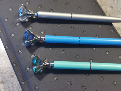 Personalized Diamond Pen Engraved Wedding Bridal Shower Favor for Guest Bridesmaid Inspired Gift Custom Name Text Crystal Ballpoint for Her