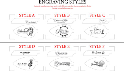 Wedding cake serving set, Personalized Birthday Anniversary Knife Server Gift Custom engraved black gothic keepsake My anchor Love Present