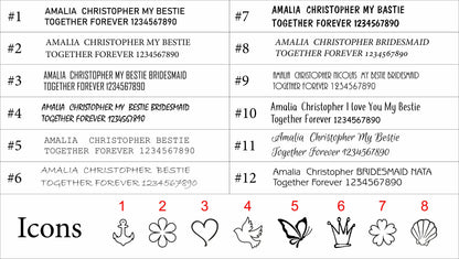 Personalized Diamond Pen Engraved Wedding Bridal Shower Favor for Guest Bridesmaid Inspired Gift Custom Name Text Crystal Ballpoint for Her