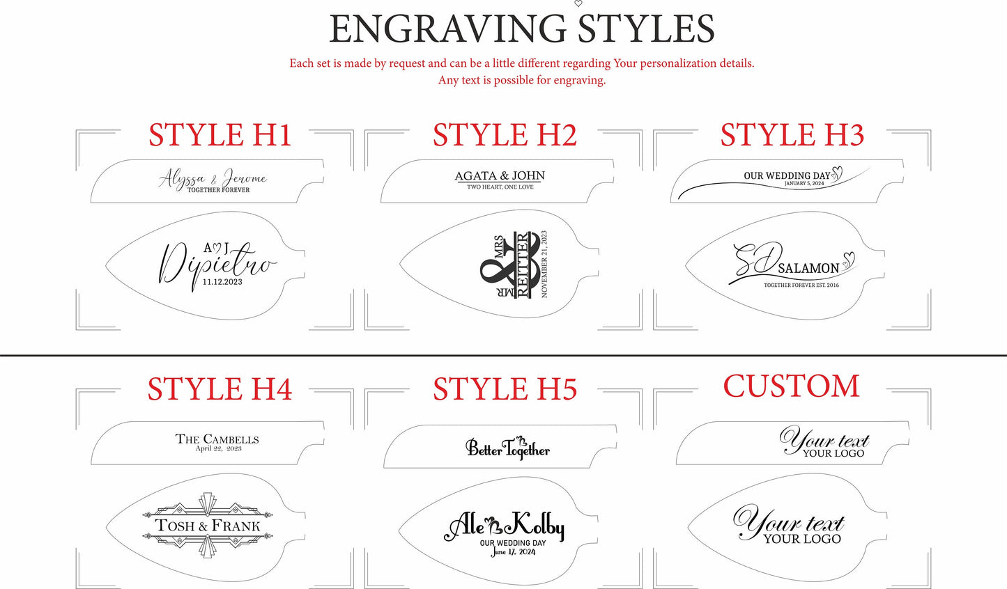 Wedding Knife and Server with Ceramic Handle: Custom Engraved Cake Cutting Set for Table Centerpiece, Bridal Shower, Anniversary Gift