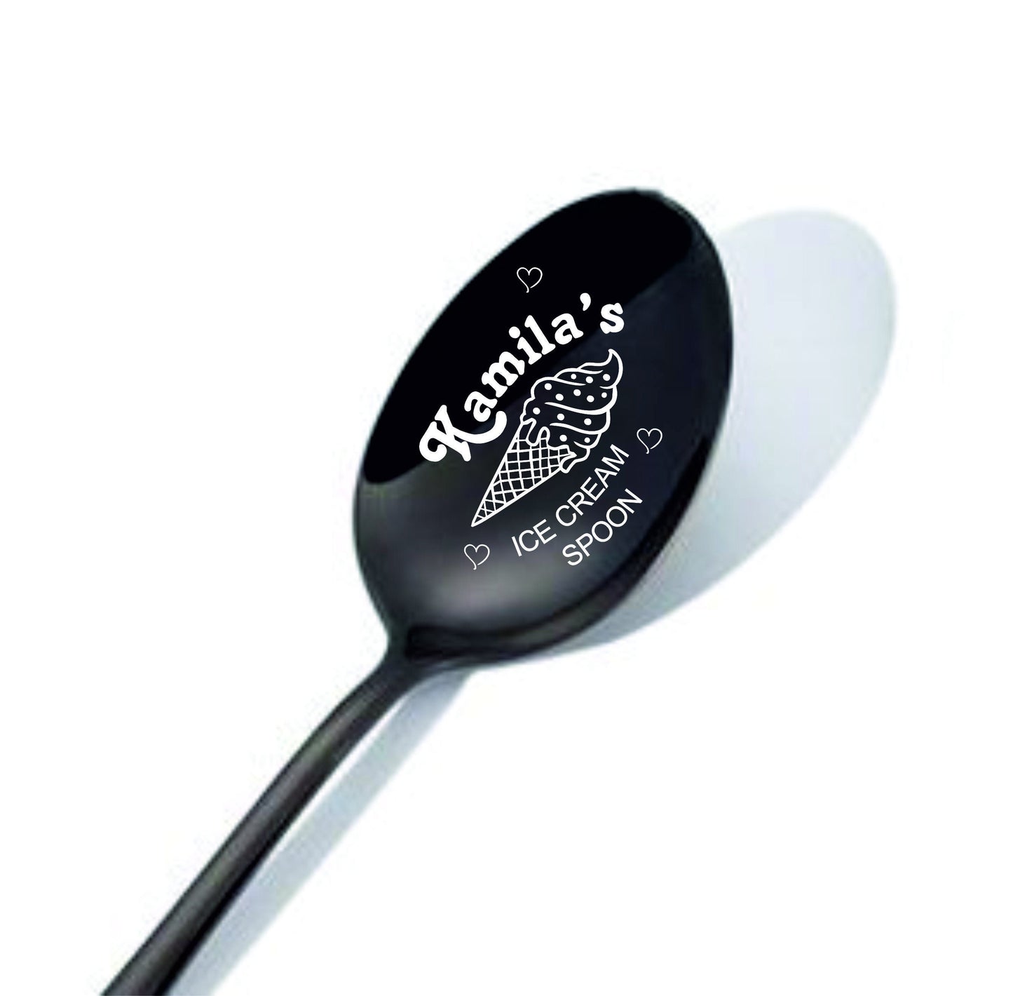 Personalized Cocoa Spoon, Engraved Peanut Butter Shovel for Dad, Stocking Stuffer for Kids, Family Corporate Favors, Christmas Basket Filler