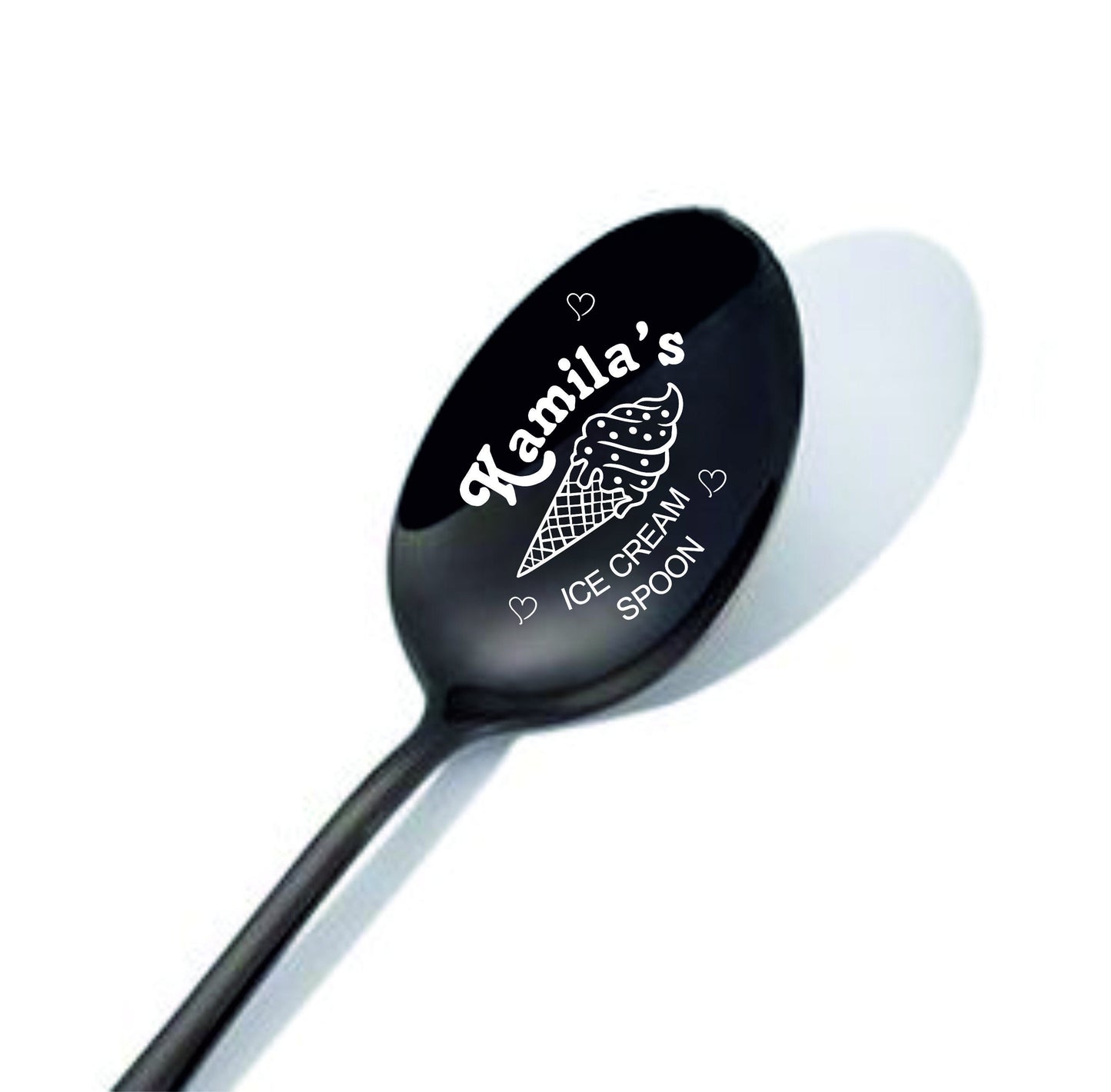 Personalized Cocoa Spoon, Engraved Peanut Butter Shovel for Dad, Stocking Stuffer for Kids, Family Corporate Favors, Christmas Basket Filler