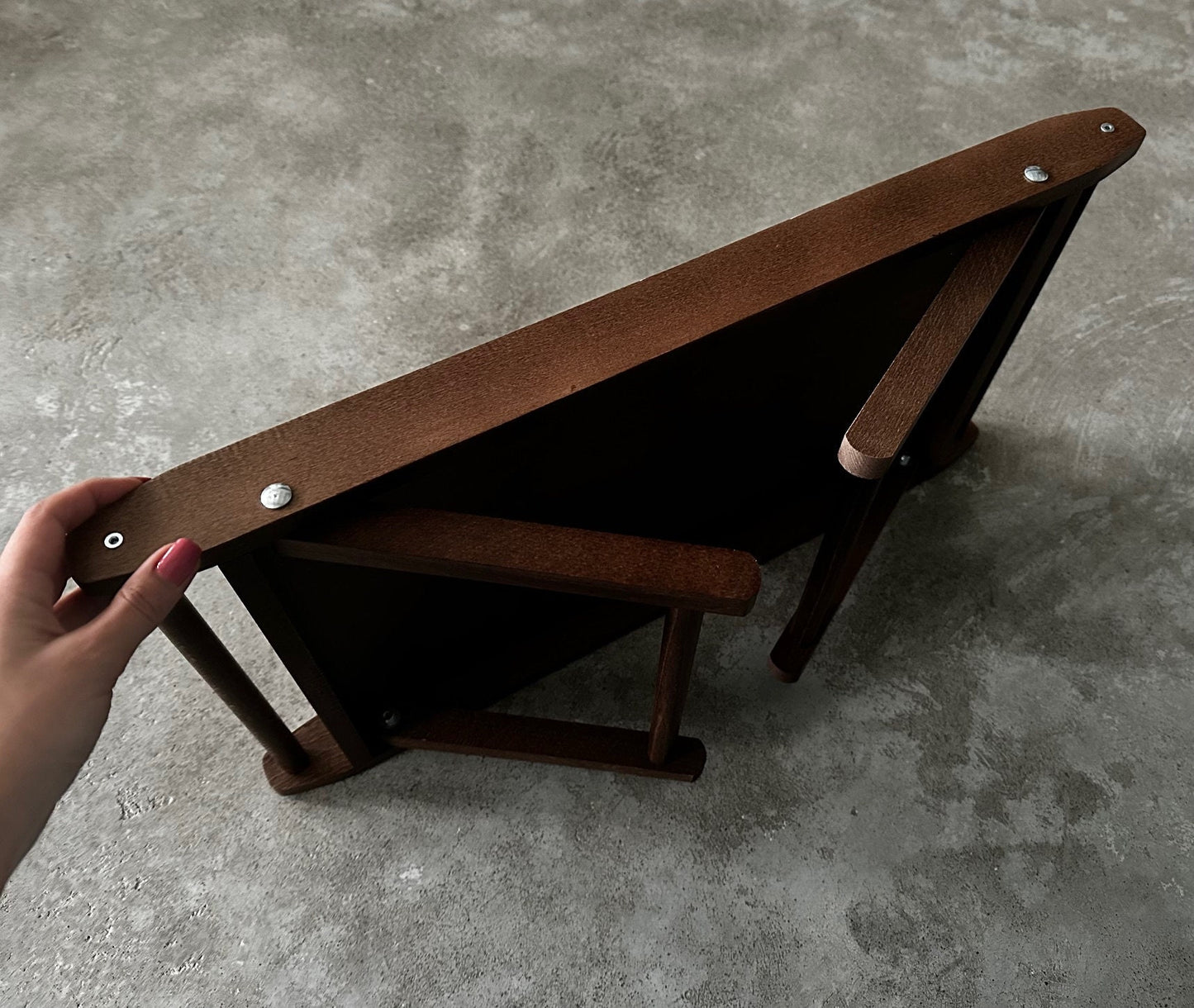 Personalized Wooden Bed Tray Table: UV Printed Folding Lap Desk