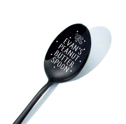 Personalized Cocoa Spoon, Engraved Peanut Butter Shovel for Dad, Stocking Stuffer for Kids, Family Corporate Favors, Christmas Basket Filler