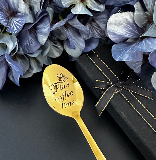 Christmas gift for peanut butter jam nutella lovelers Engraved tea coffee latte spoon Personalized ice cream shovel 2024 Weinachten loffel