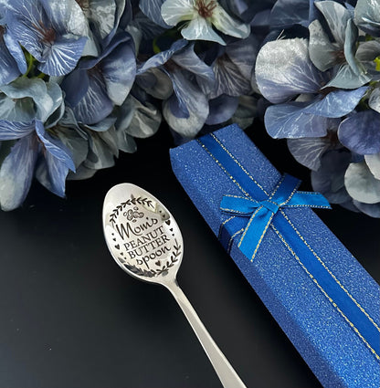 Engraved Stainless Steel Spoon: Personalized Coffee, Tea, Ice Cream Cutlery
