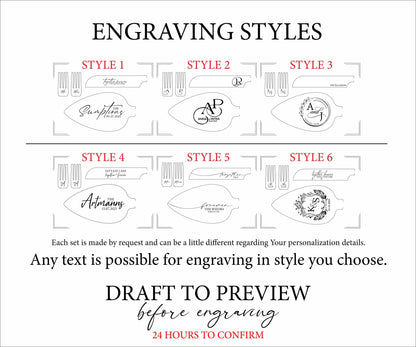 Gothic Black Wedding Cake Cutting Set: Engraved Knife, Server & Forks, Personalized Mr Mrs Keepsake for Couple, Halloween Anniversary Gift